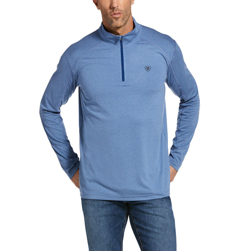 Ariat Cornell Base Layer 1/4 Zip - Miesten Sininen Paidat ( VHSEWF-359 )